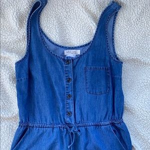 Denim Romper